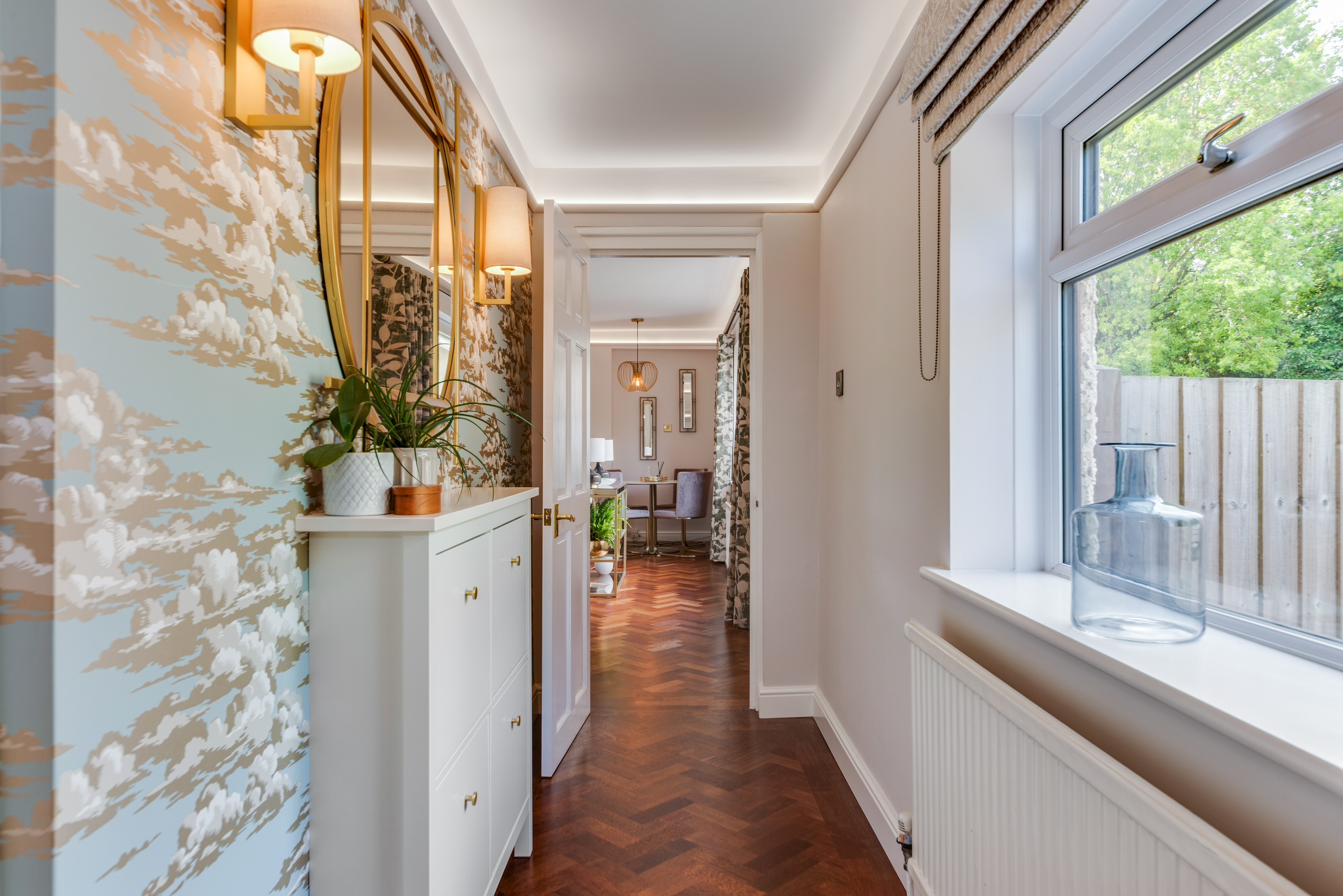 Renaissance Interiors hallway lighting