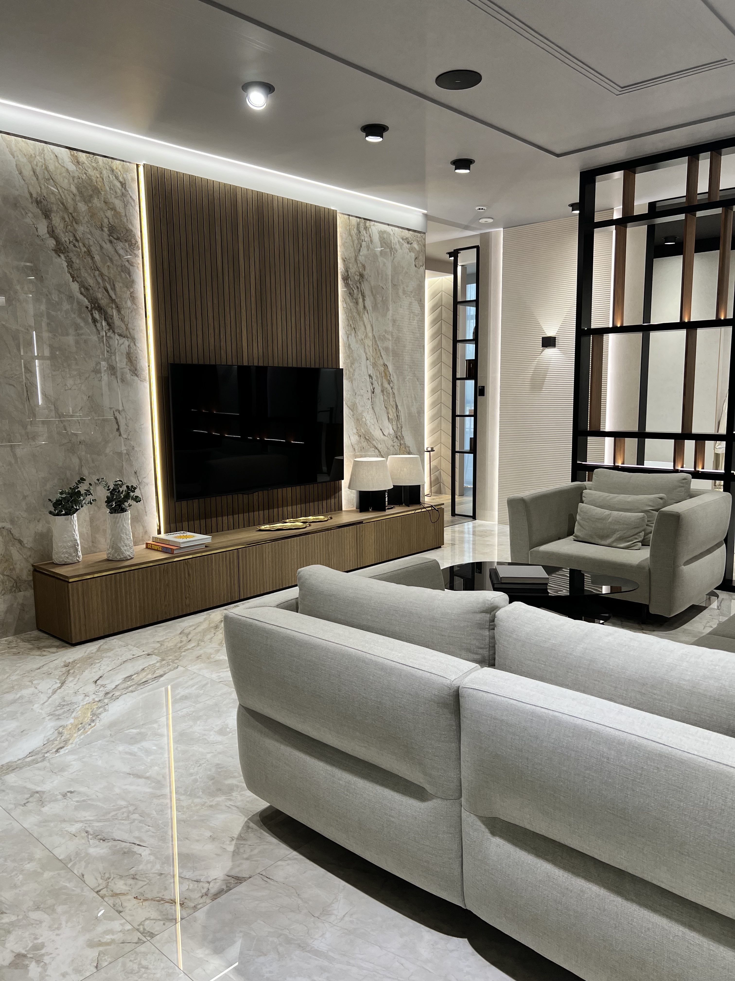 Hotel set-up to showcase the range of materials from Porcelanosa